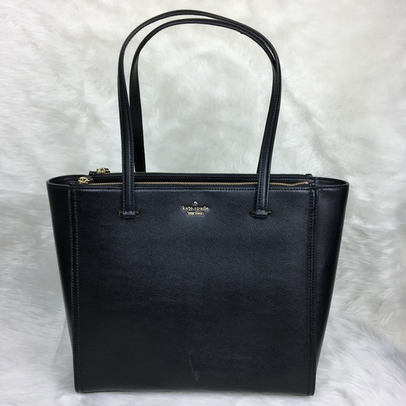 Kate Spade Black Pebbled Leather Lrg Shoulder Bag - Picture 4 of 8